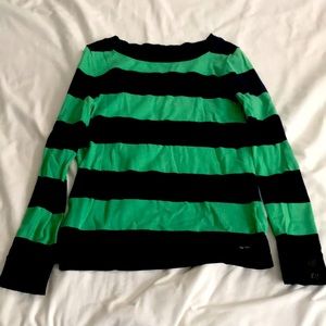 Green and Blue striped sweater 💚💙